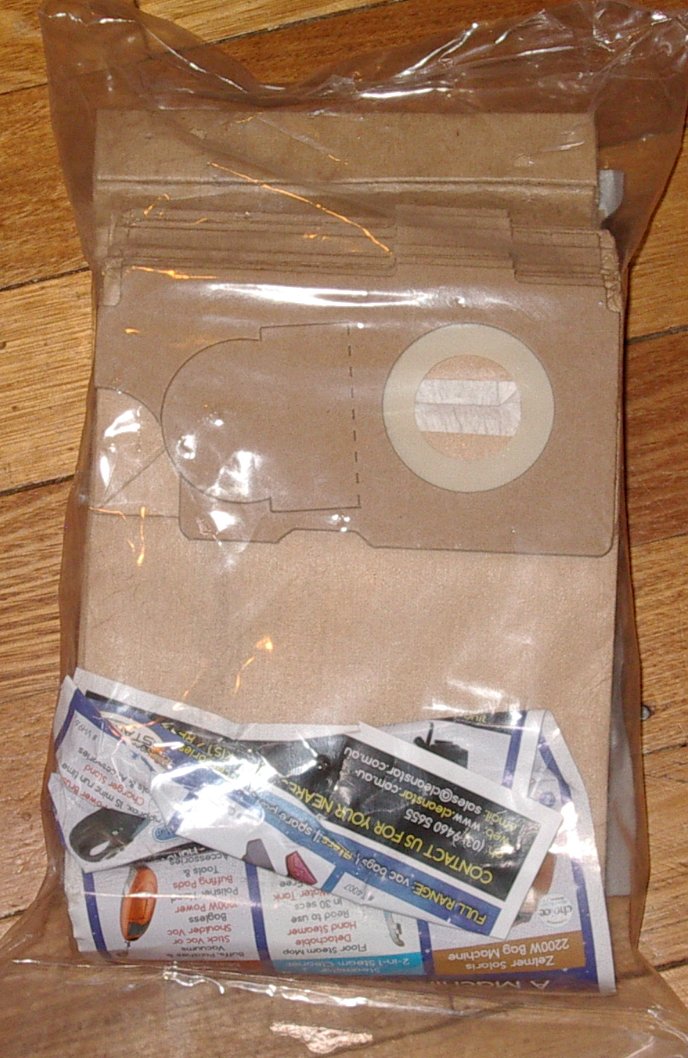 High - Quality Disposable Vacuum Cleaner Bags for Windsor, Hako, Cleanfix BS350, 450 - Pack of 10 Pieces (Part # AF474)