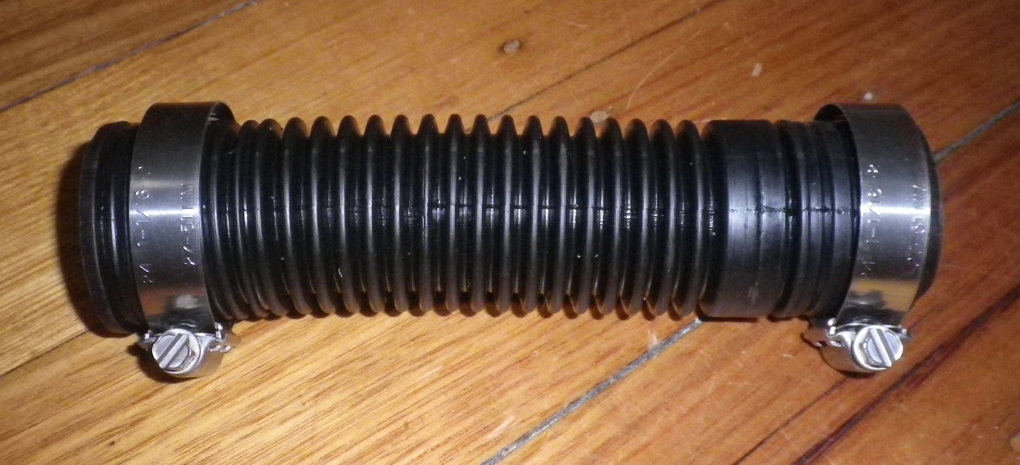 Whirlpool Washing Machine Tub to Pump Connecting Hose with Hose Clamps - Replacement Part # 285871, WA285871