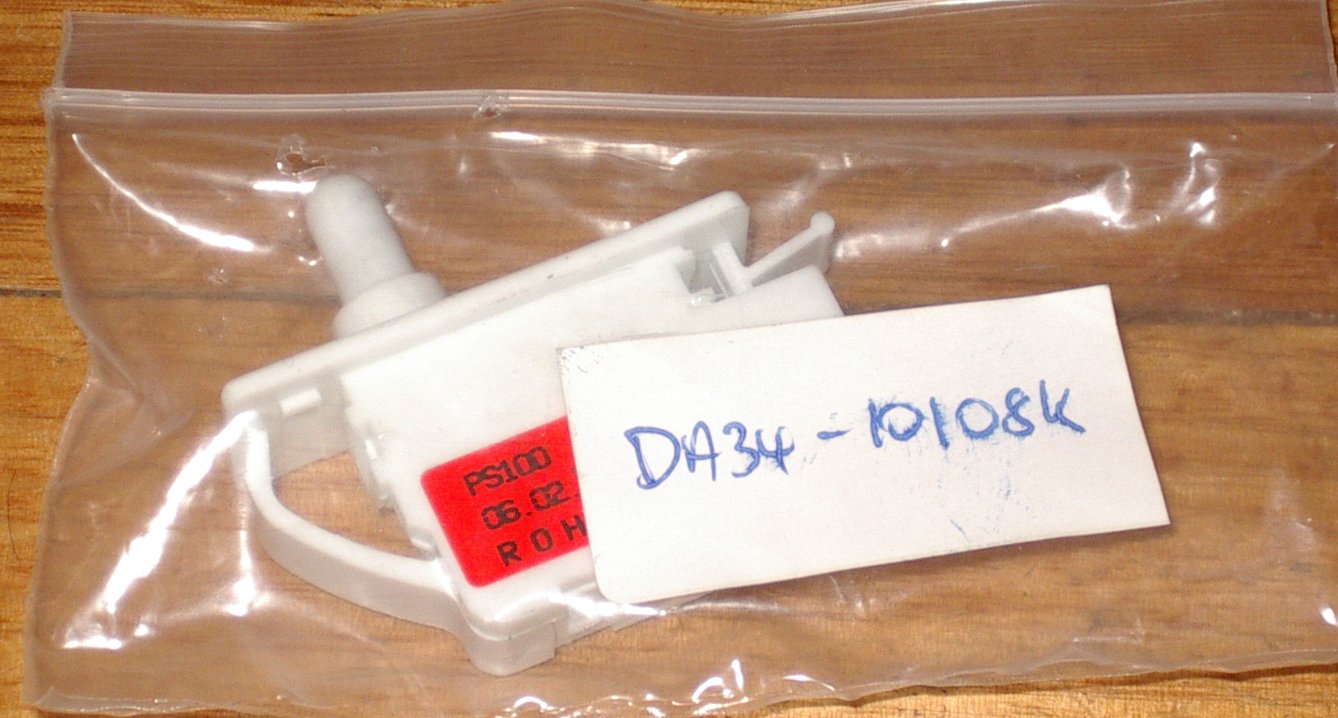 Whirlpool and Samsung Single-Button Fan/Light Switch - Part # DA34-10108K