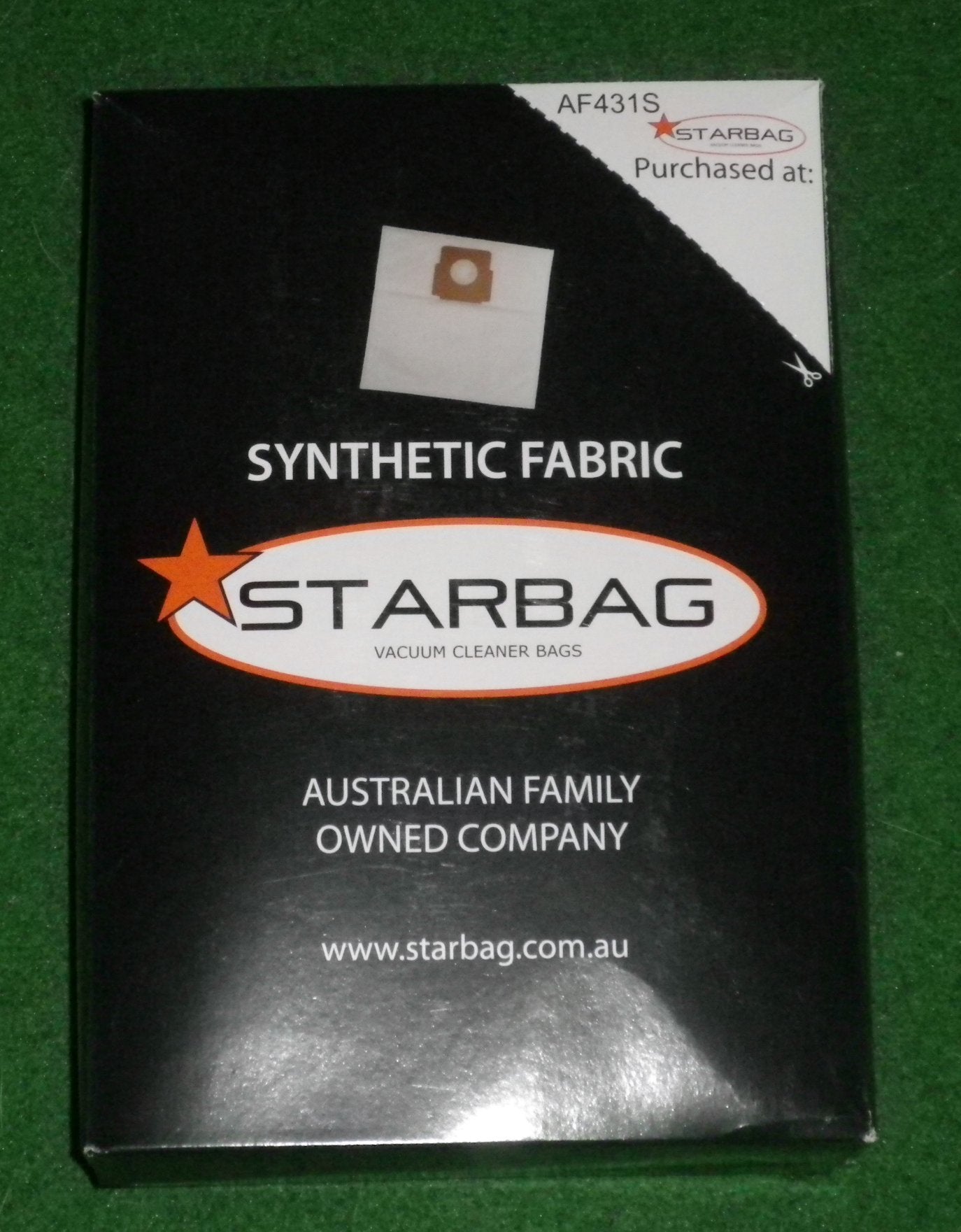 Zelmer Odyssey V450.0ST and Aquario V819.5SK Compatible Synthetic Vacuum Cleaner Bags - Cleanstar Part # AF431S (Pack of 5)