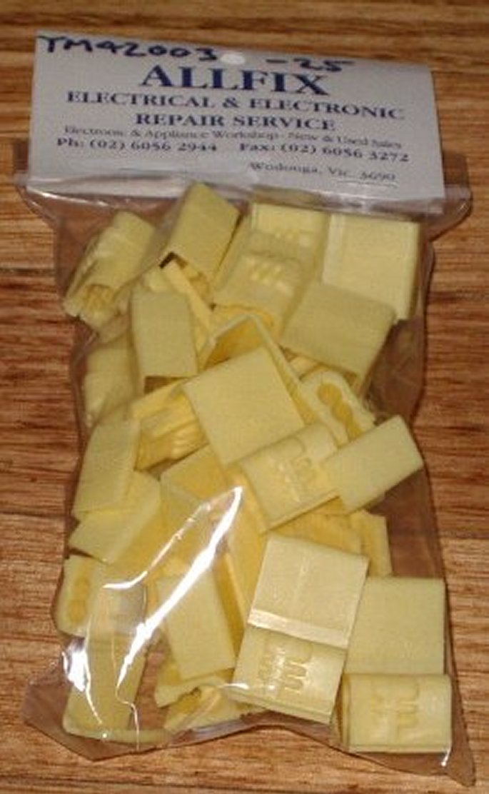 25-Piece Pack of Yellow Insulated Tap Splice Terminals - Part # TM42003-25