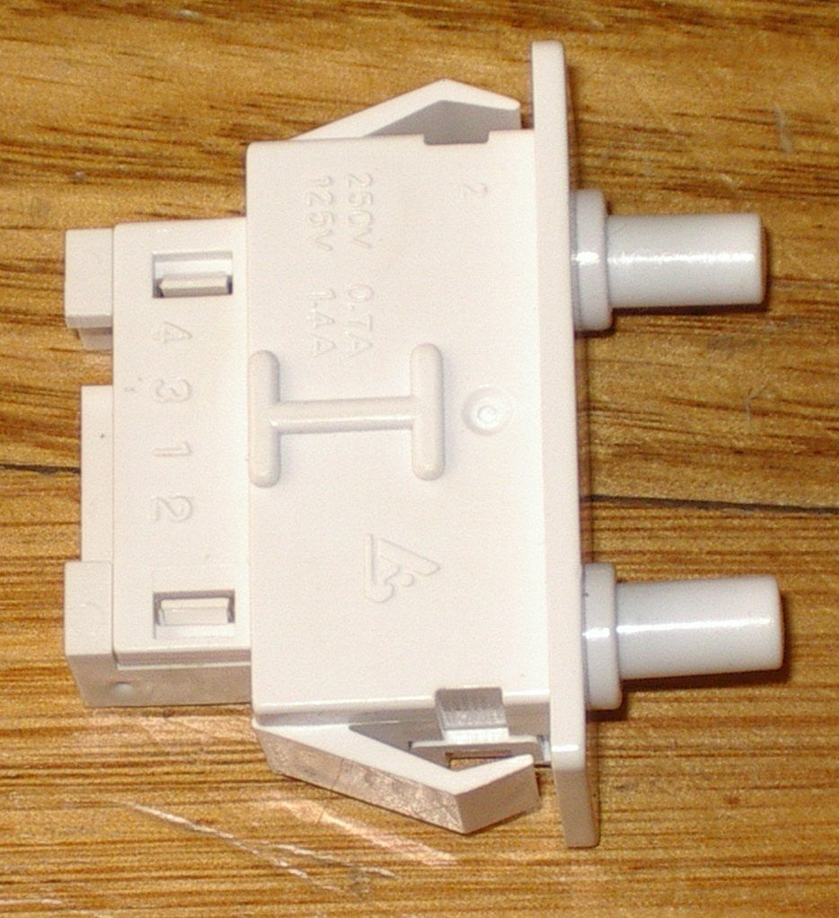 Whirlpool and Samsung Compatible Dual - Button Fan/Light Switch - Part RF060