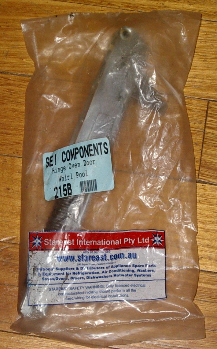 Whirlpool Underbench Oven Door Hinge Assembly - Replacement Part # SE215B, 481241719153 for Various Whirlpool Ovens