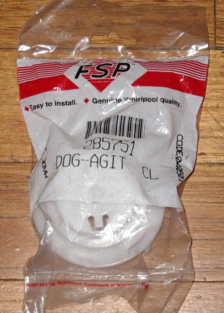Whirlpool Short Agitator Cam & Dog Clutch Kit for Large Auto Washers (Part # WA285751)