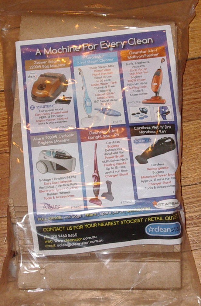 High - Quality Disposable Vacuum Cleaner Bags for Windsor, Hako, Cleanfix BS350, 450 - Pack of 10 Pieces (Part # AF474)