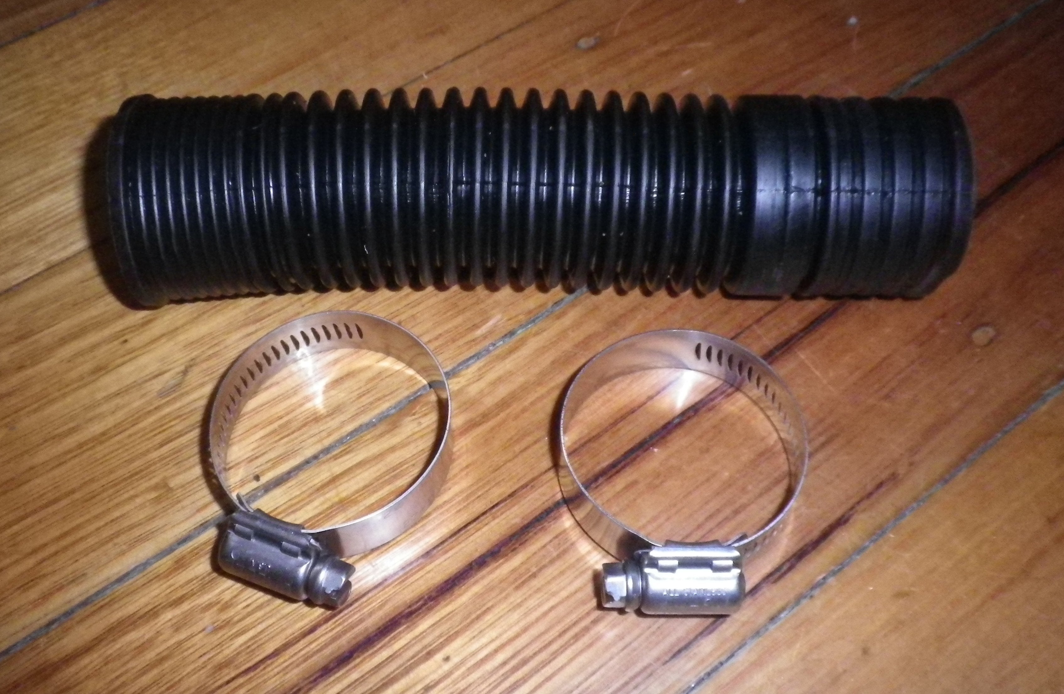 Whirlpool Washing Machine Tub to Pump Connecting Hose with Hose Clamps - Replacement Part # 285871, WA285871