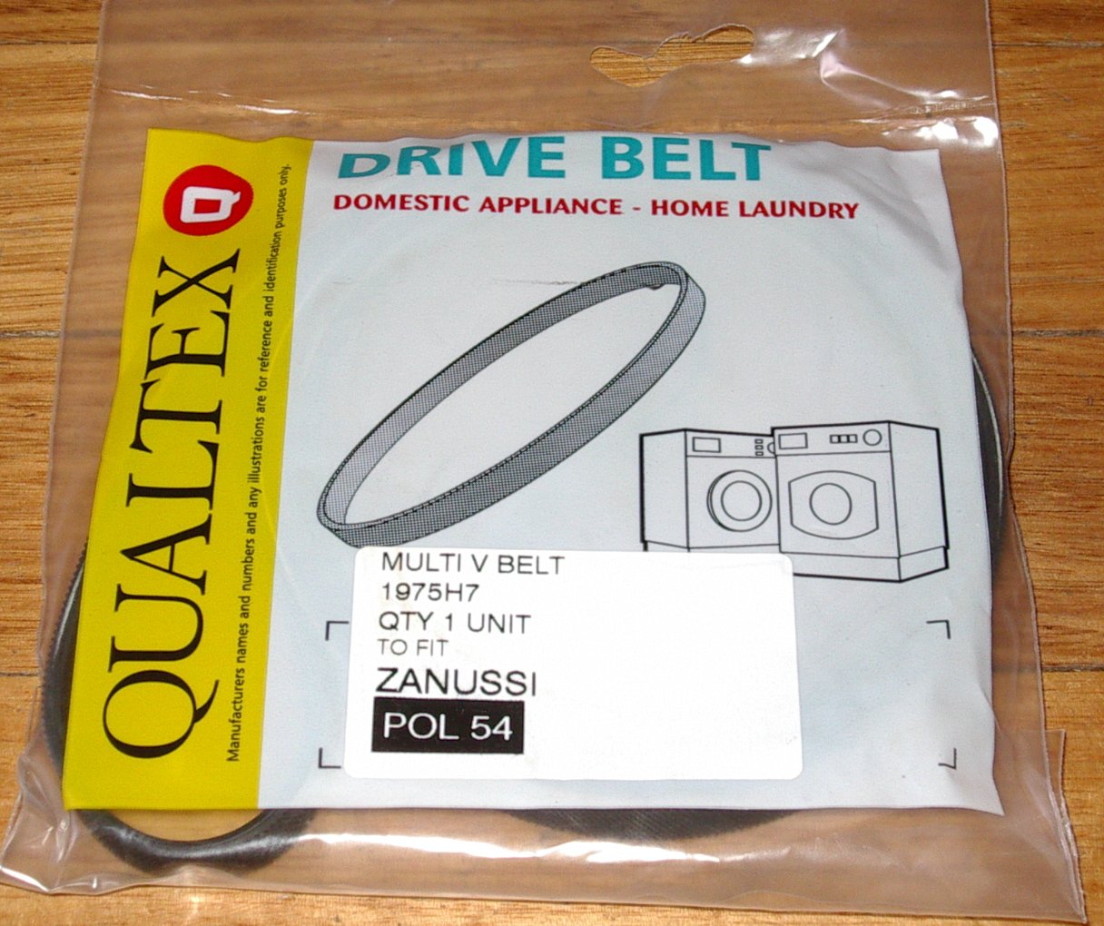 Zanussi, Electrolux, AEG 1975mm H-Type 7-Rib Dryer Drum Belt - Part # POL54