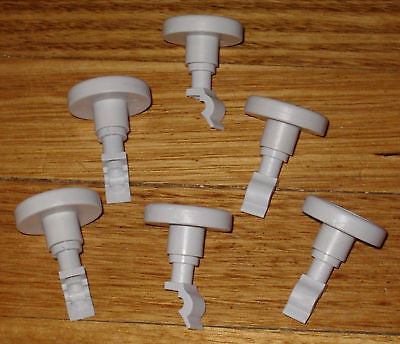 Westinghouse 900 Dishwasher Lower Basket Wheels (Set of 6) - Part # 0238400059