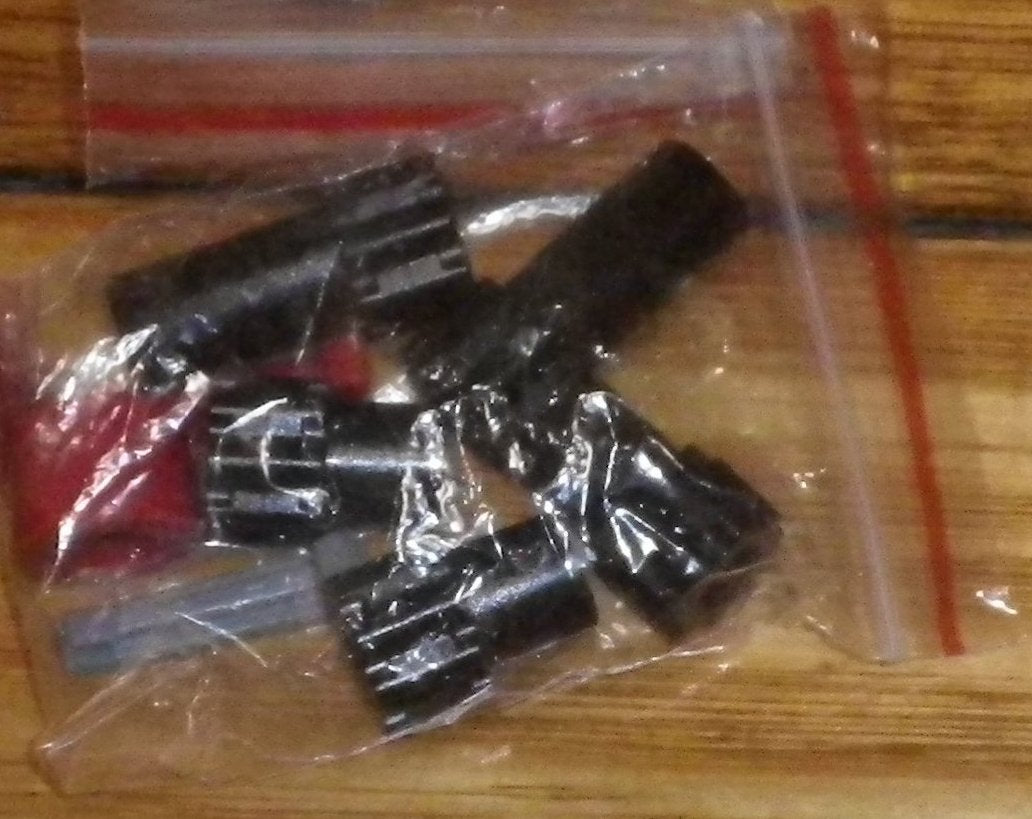 Universal Black 40mm Handy Gas or Electric Stove Control Knob Replacement Kit - Part Number UK-40B1