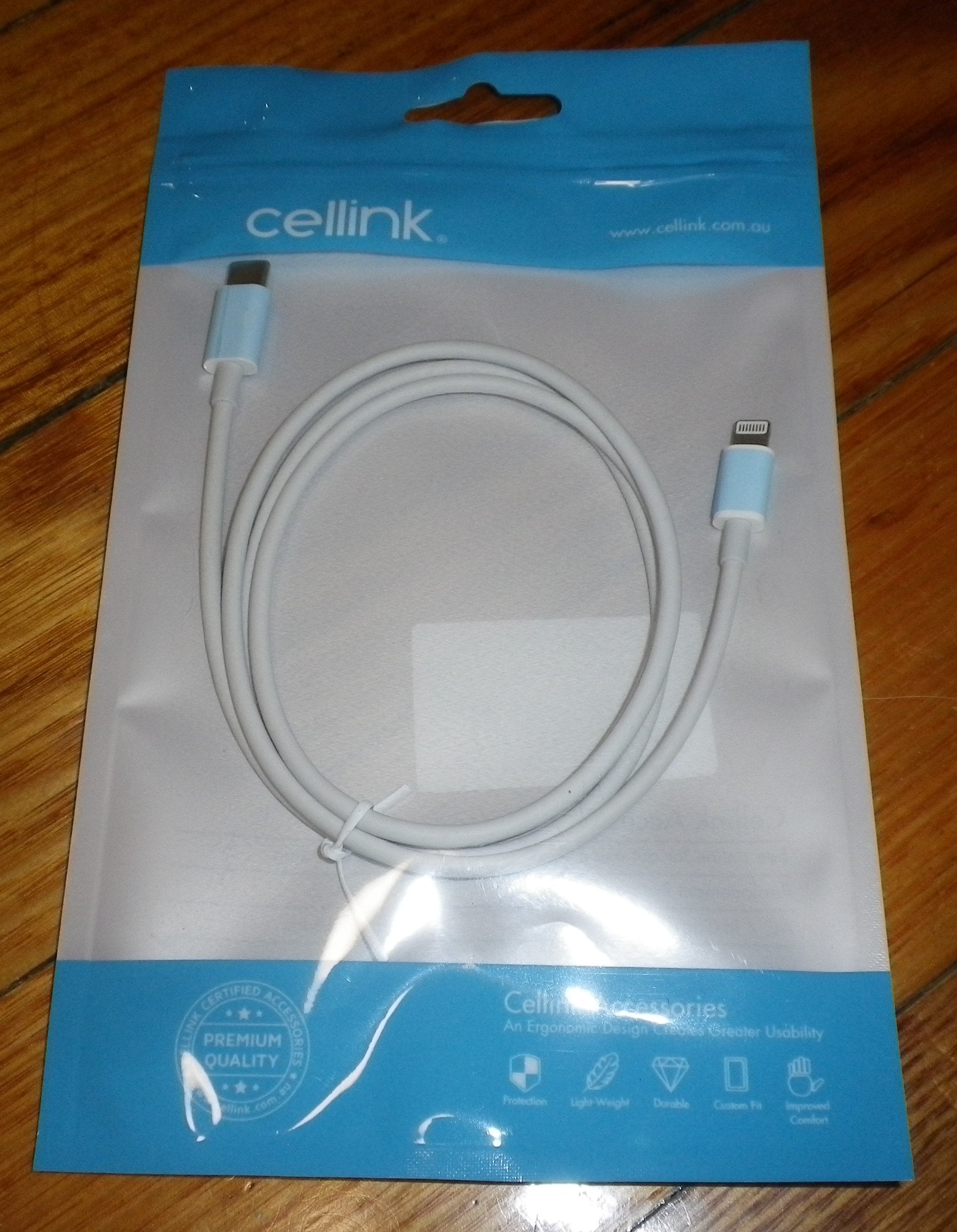 Premium 1M USB-C Male to Apple Lightning Data Cable - Part CL8805-1