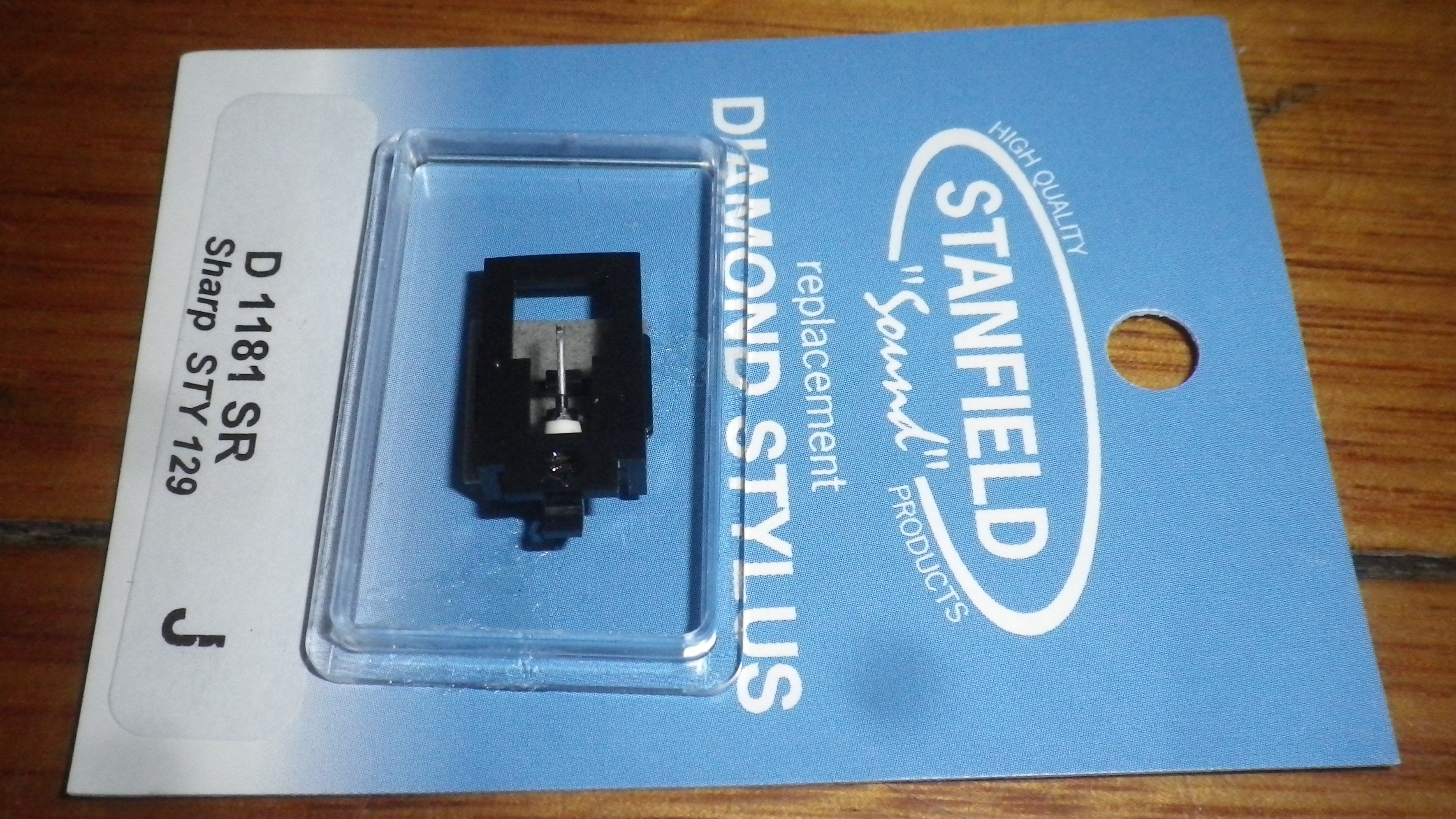 High - Quality Compatible Turntable Stylus for Sharp STY129, STY133 - Stanfield D1181SR Replacement Stylus