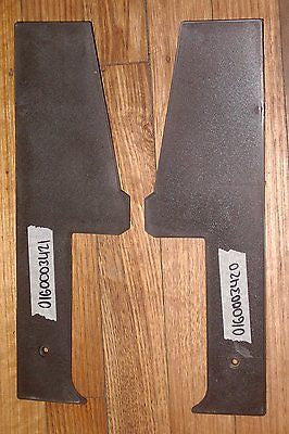 Pre - owned Simpson Townhouse Stove Front Panel Ends - Part # 0160003421 & 0160003420