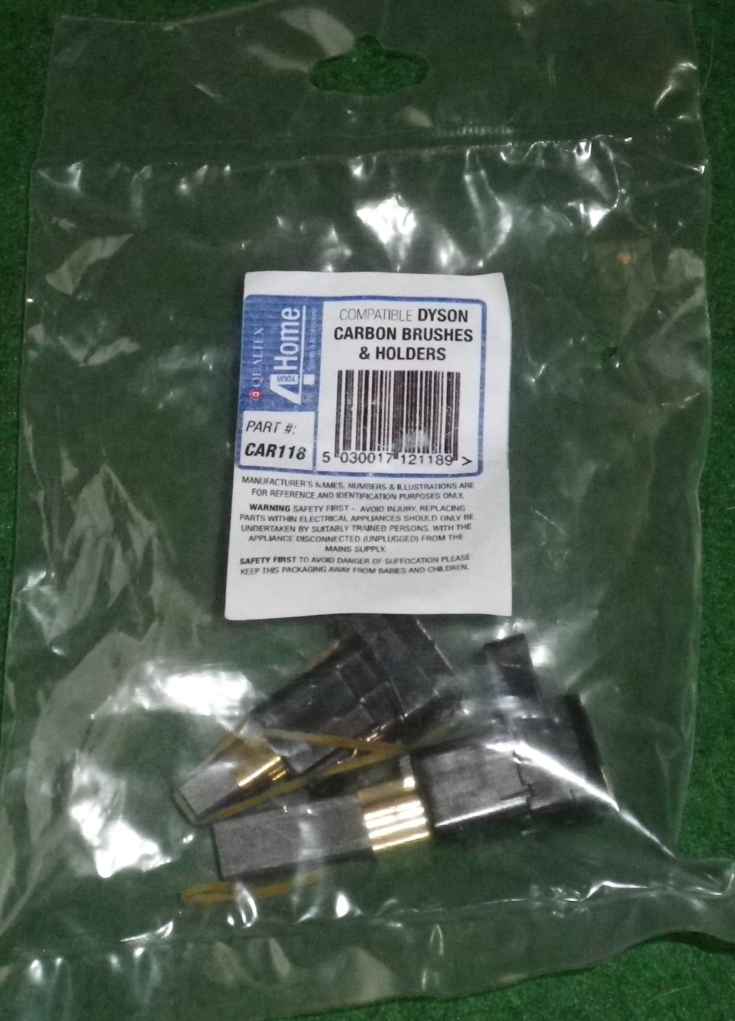 High - Quality Carbon Motor Brushes for Dyson Vacuum Cleaners Equipped with YDK Motor - Qualtex Replacement Part # CAR118