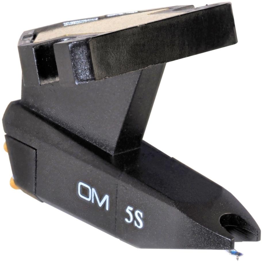 Ortofon OM5S Spherical Tip Moving Magnet Cartridge for Vinyl Record Players in Retail Packaging