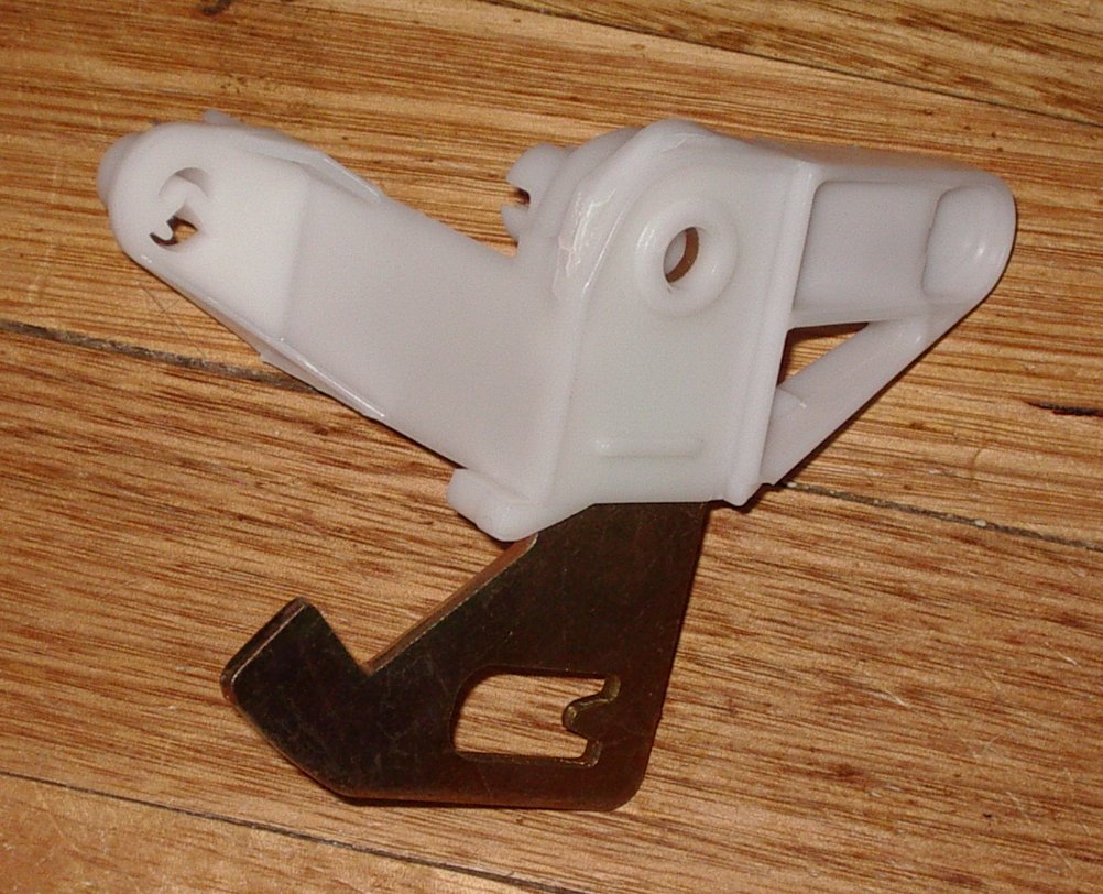 Simpson Top Suspended Gearbox White Brake Lever Assembly with Metal Tongue - Replacement Part # 0185200032 for Large Washing Machines