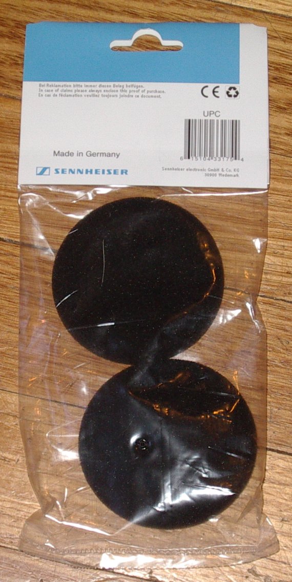 Sennheiser HD Series 70mm Replacement Foam Earpads - Part # EPHD400, 033175