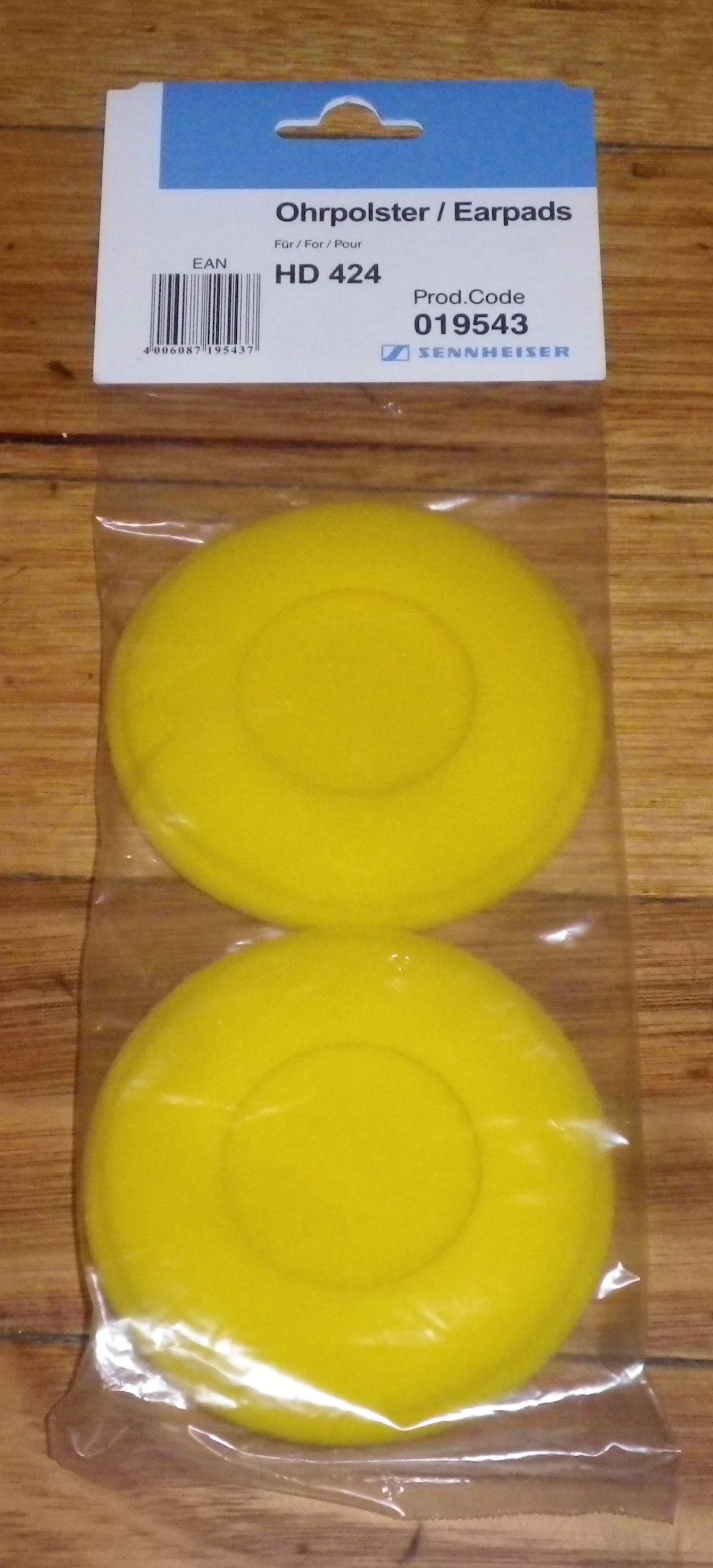 Sennheiser HD Series Headphone Comfortable Replacement Foam Ear Pads - Model Part # EPHD424, Part Number 019543