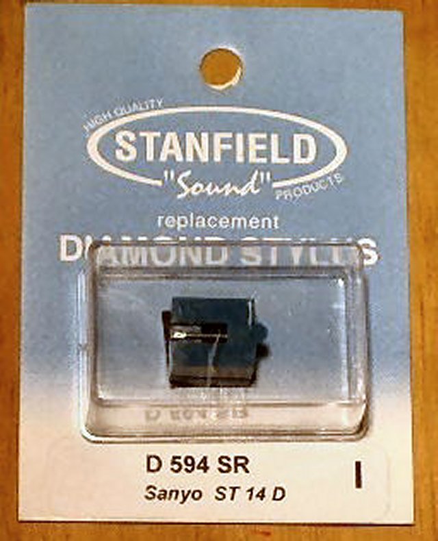 High - Quality Sanyo ST14D Compatible Turntable Stylus - Stanfield Part # D594SR