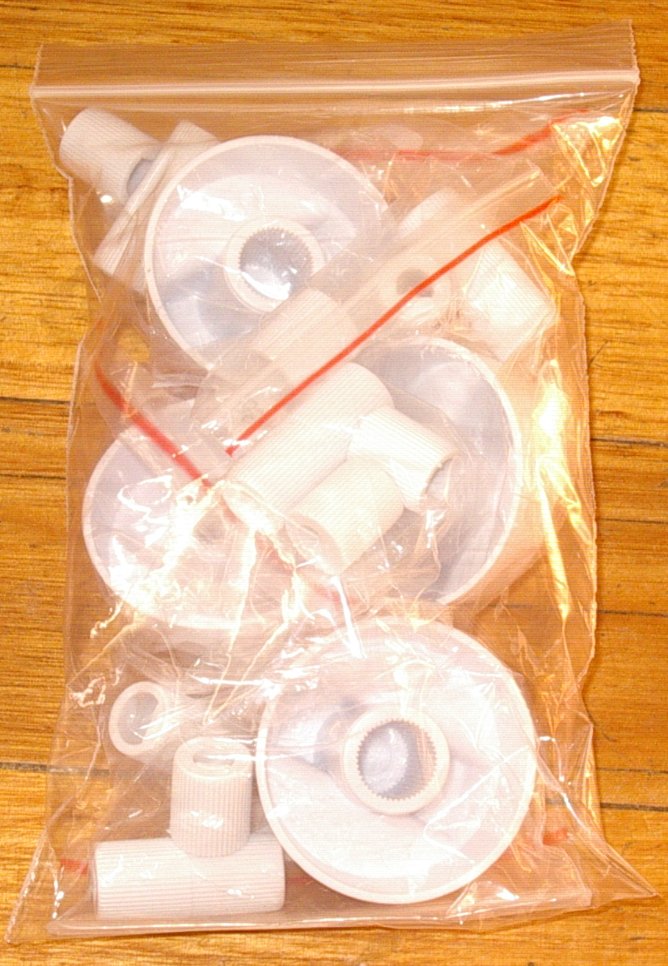 Universal White Gas or Electric Stove Control Knob Kit (Pack of 4) - Part KNB36K