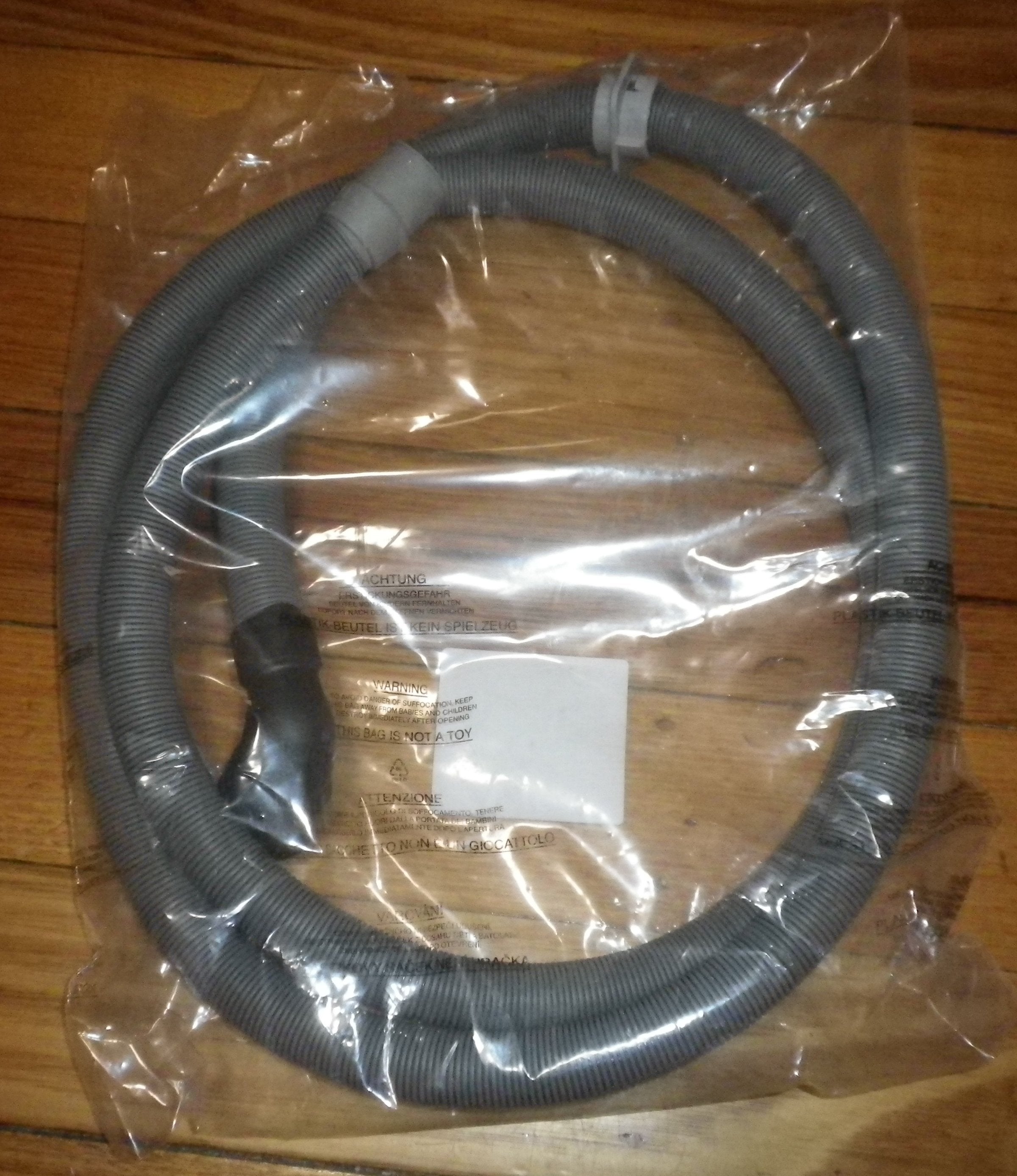 2.23m Plastic Drain Hose for Simpson, Dishlex, Electrolux Dishwashers - Part #140003571019