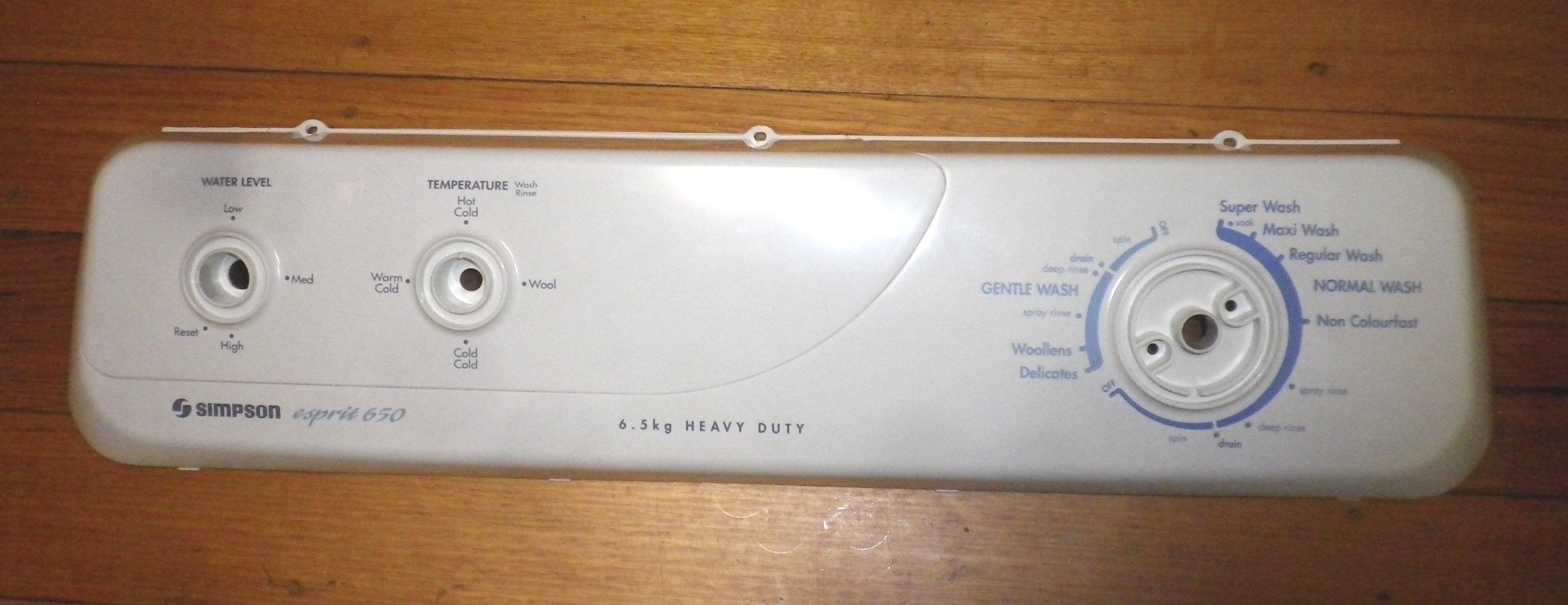 Replacement Front Panel Escutcheon for Simpson 22P650J Washer - Part # 0038250437