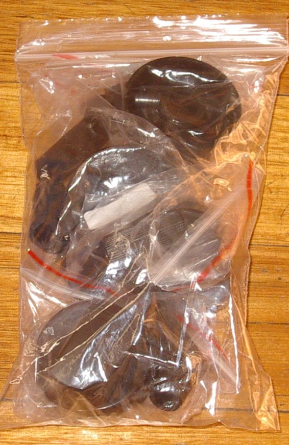 Universal Black Handy Gas or Electric Stove Control Knob Kit (Pack of 4) - Part Number KNB35K