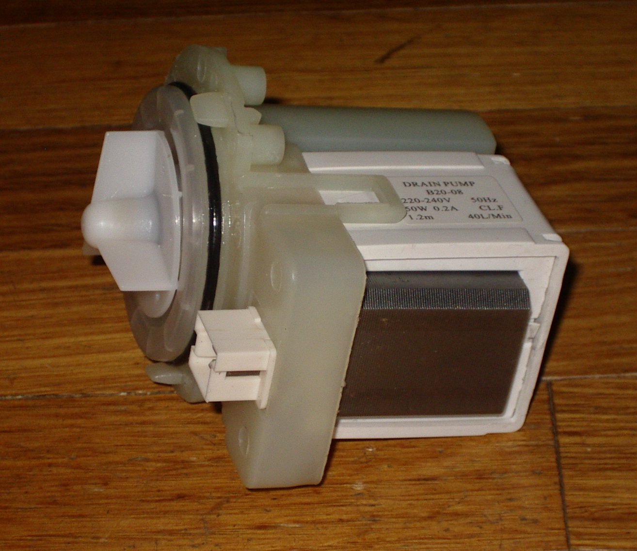 Heavy Duty 50-Watt All-Purpose Magnetic Pump Motor for Washing Machines and Dishwashers with Two Covers - Part No. UNI088B