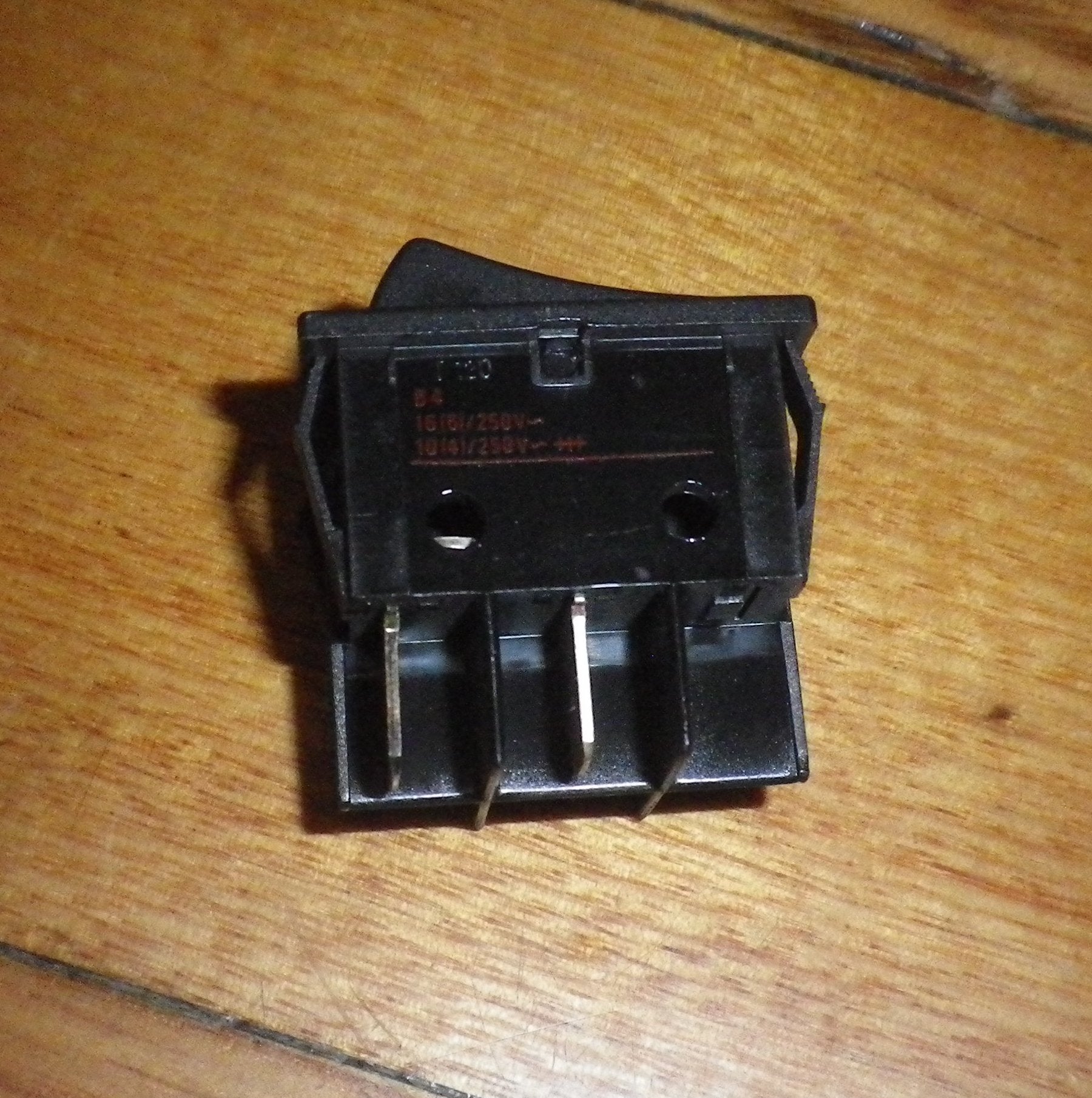 Universal and Economical Single Pole Single Throw (SPST) Mains Rocker Switch - Product Part Number A32A