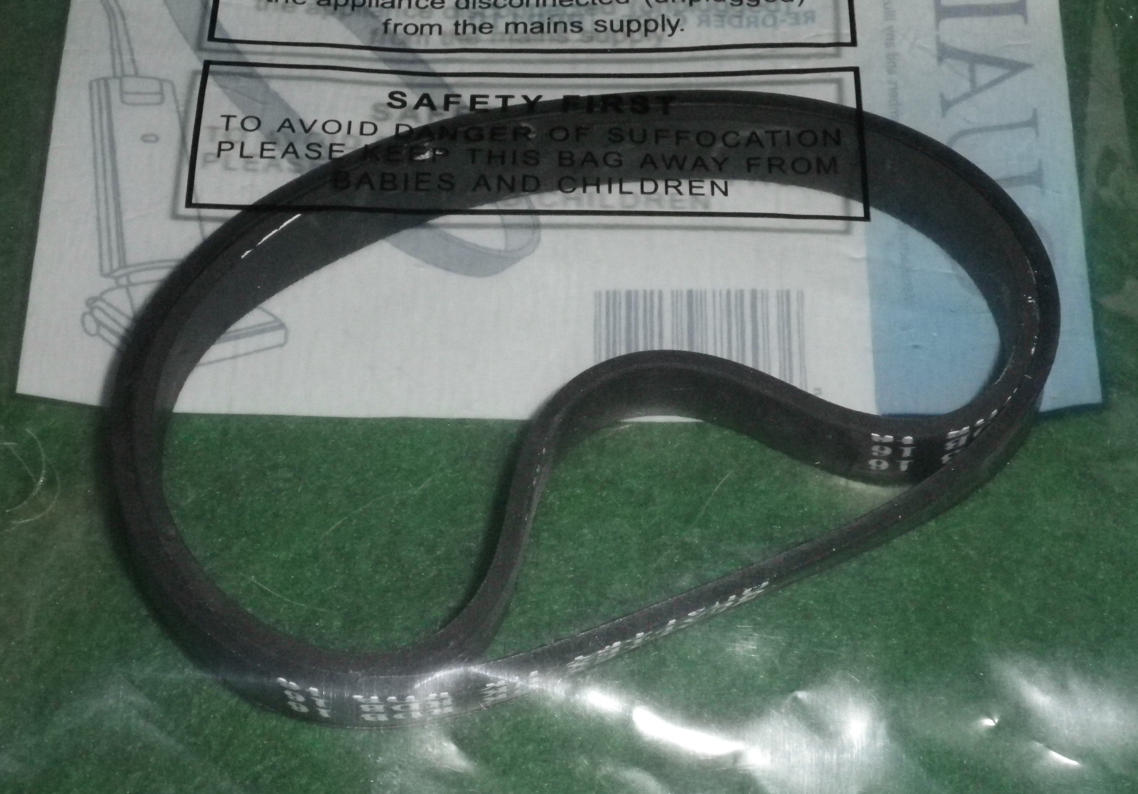 Hoover TurboLark and TurboPower Vacuum Cleaner Agitator Belts - Pack of 2 by Qualtex (Part # PPP110)