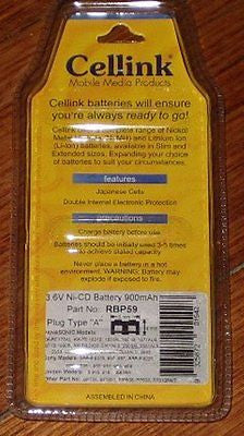 Panasonic Rechargeable 3 X AA Nickel Cadmium Phone Battery Replacement - Part Number RBP59