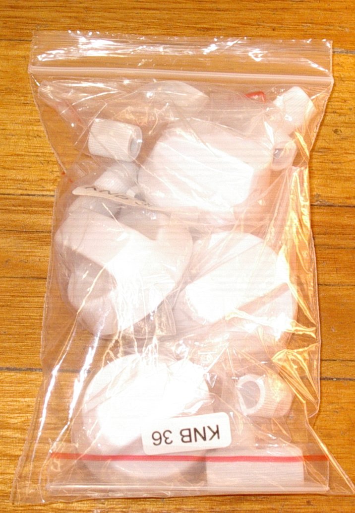 Universal White Gas or Electric Stove Control Knob Kit (Pack of 4) - Part KNB36K