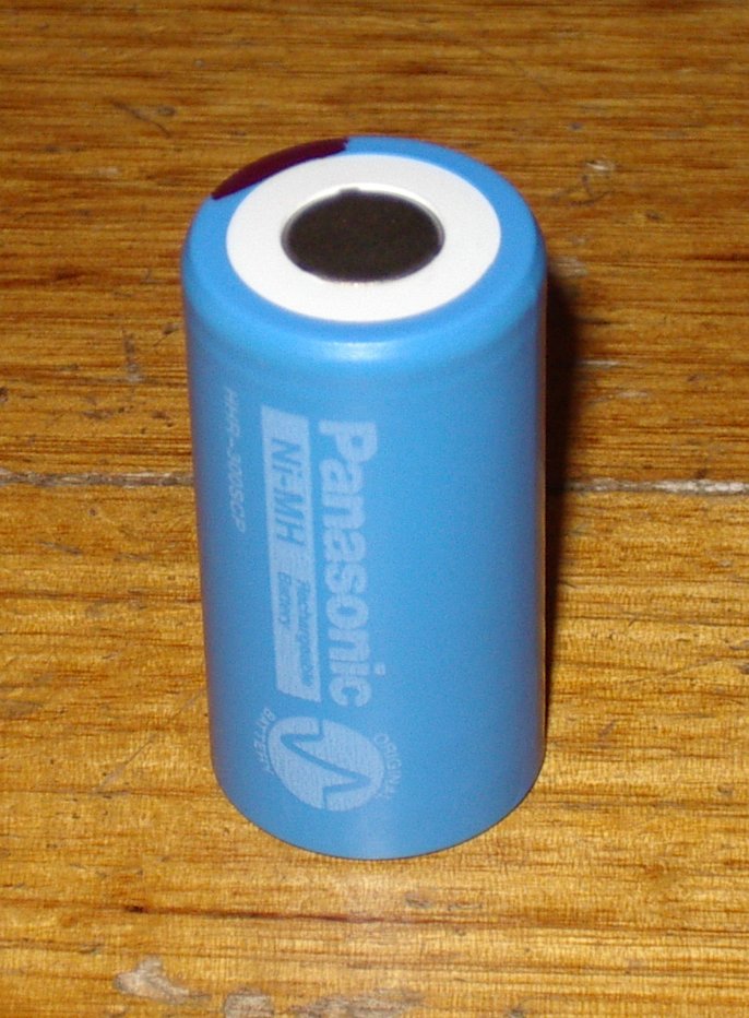 High - Capacity Panasonic Nickel - Metal Hydride Sub - C 3050mAh Rechargeable Battery - Part # RB616