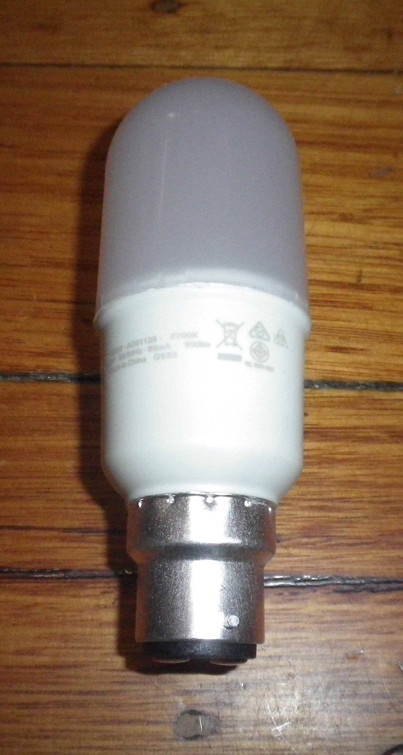 Osram 9W 240V BC B22D Warm White LED Stick Globe - Part # 129986