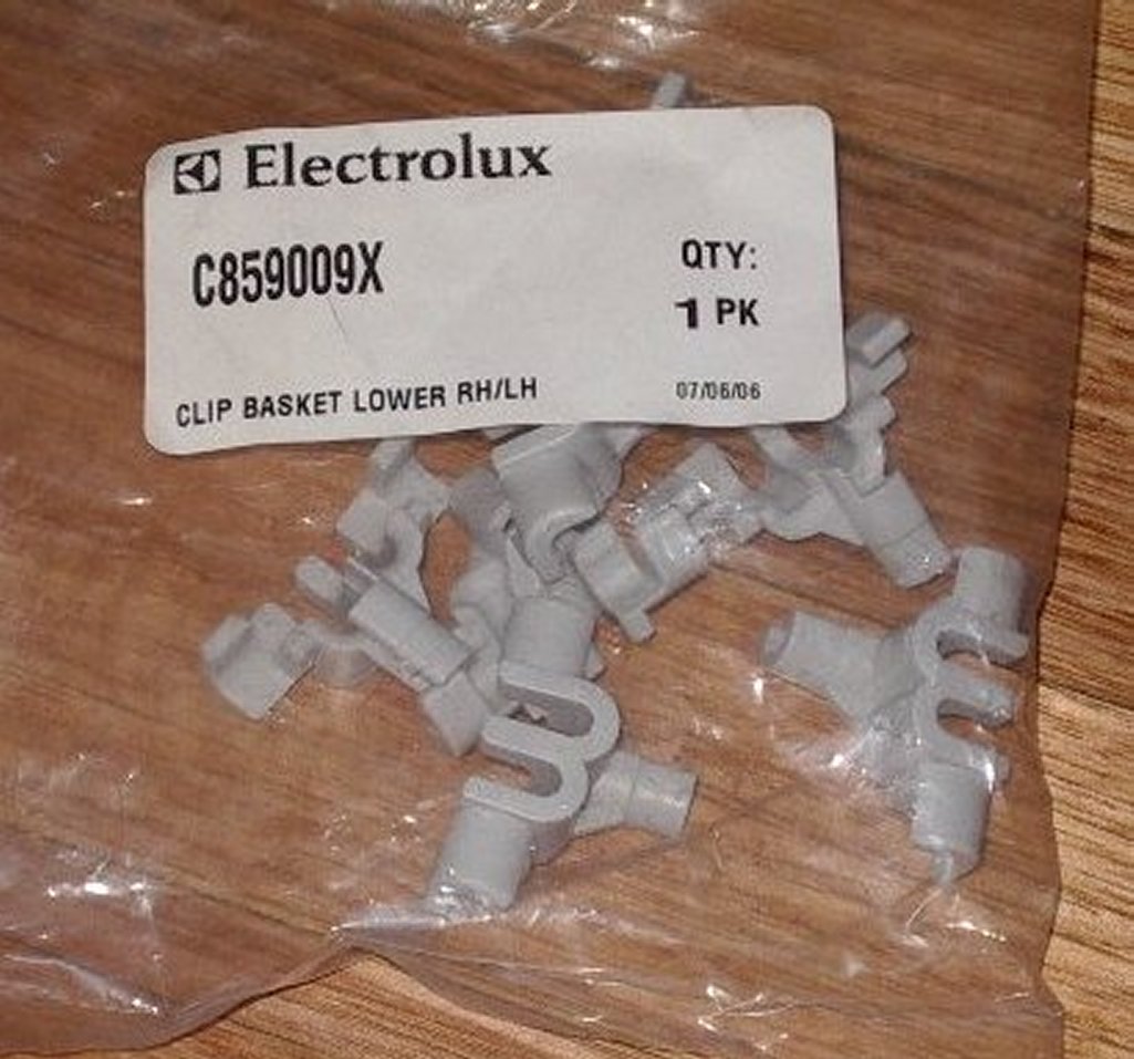 Vulcan Global Dishwasher Lower Basket Plate Rack Securing Clips - Pack of 8 Pieces - Part # C859009X