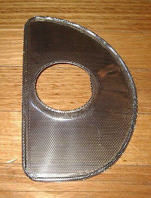 Pre - owned Dishlex Global Dishwasher Left - Handed Stainless Steel Replacement Filter - Part Numbers 890553SH and 890553