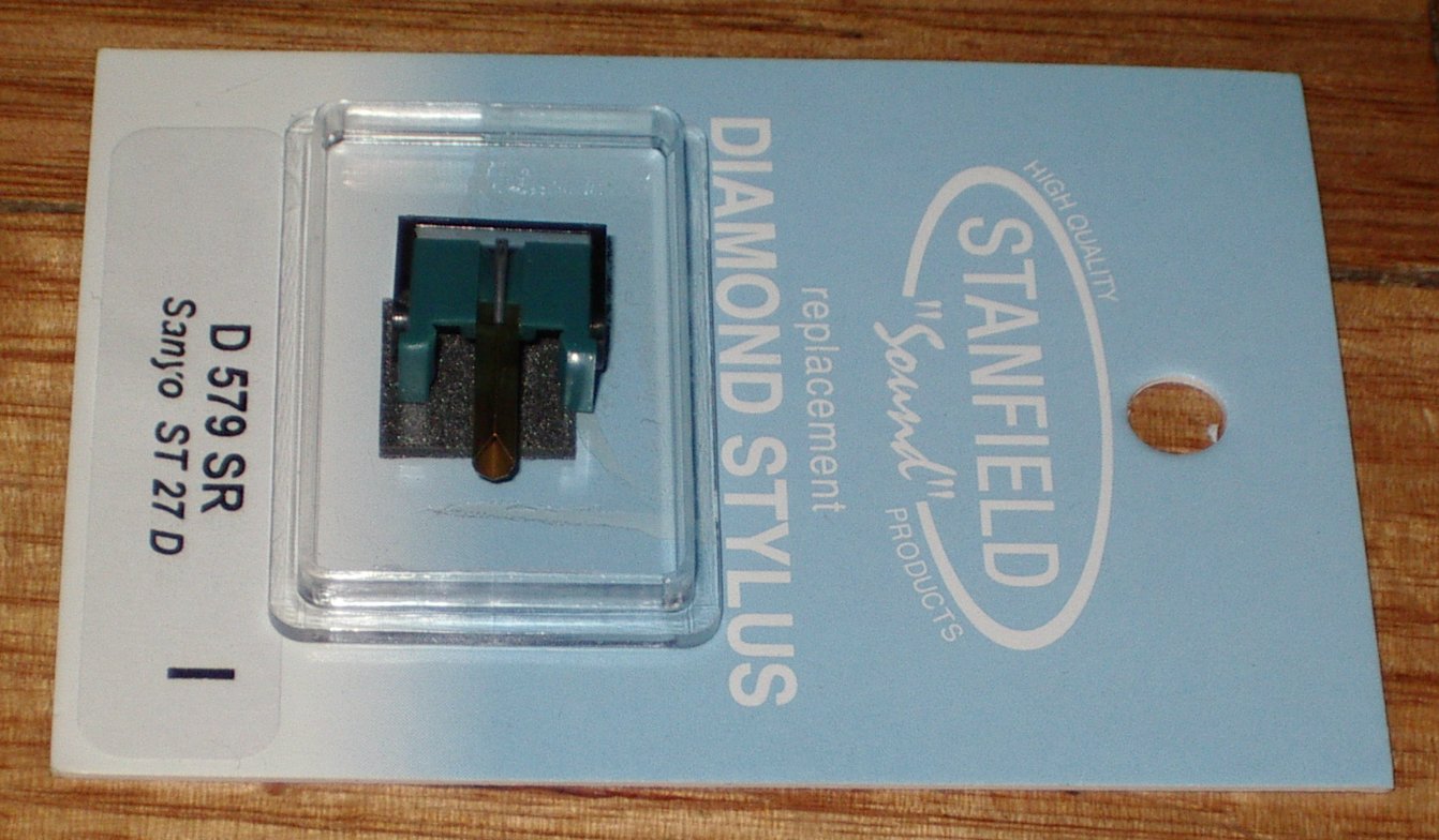 High - Quality Compatible Turntable Stylus for Sanyo ST27D and Excel MC15 - Part Number D579SR
