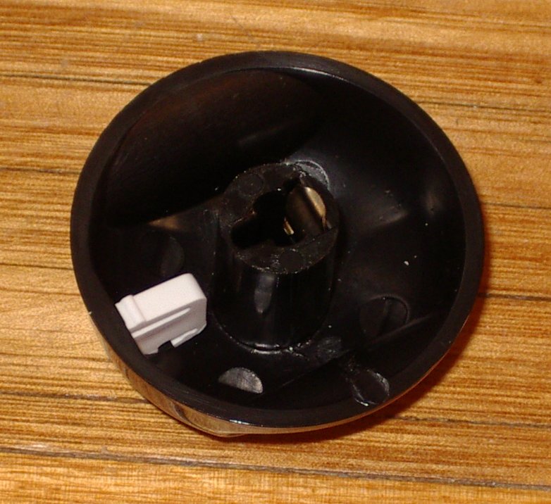 Westinghouse Black Control Knob for Gas & Electric Stoves - Part # 0019007849