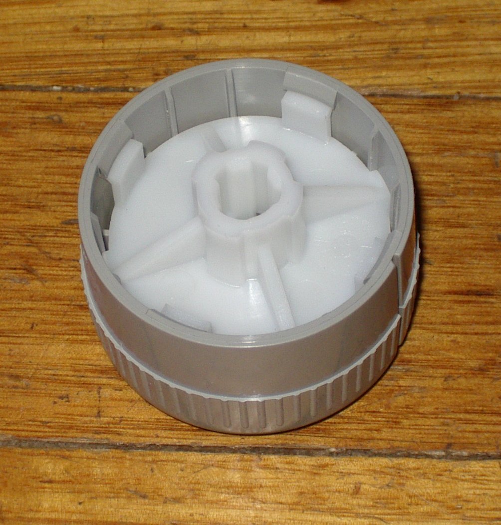 Grey Timer Knob for Vulcan Dishlex Monaco Dishwasher - Part # 8821867