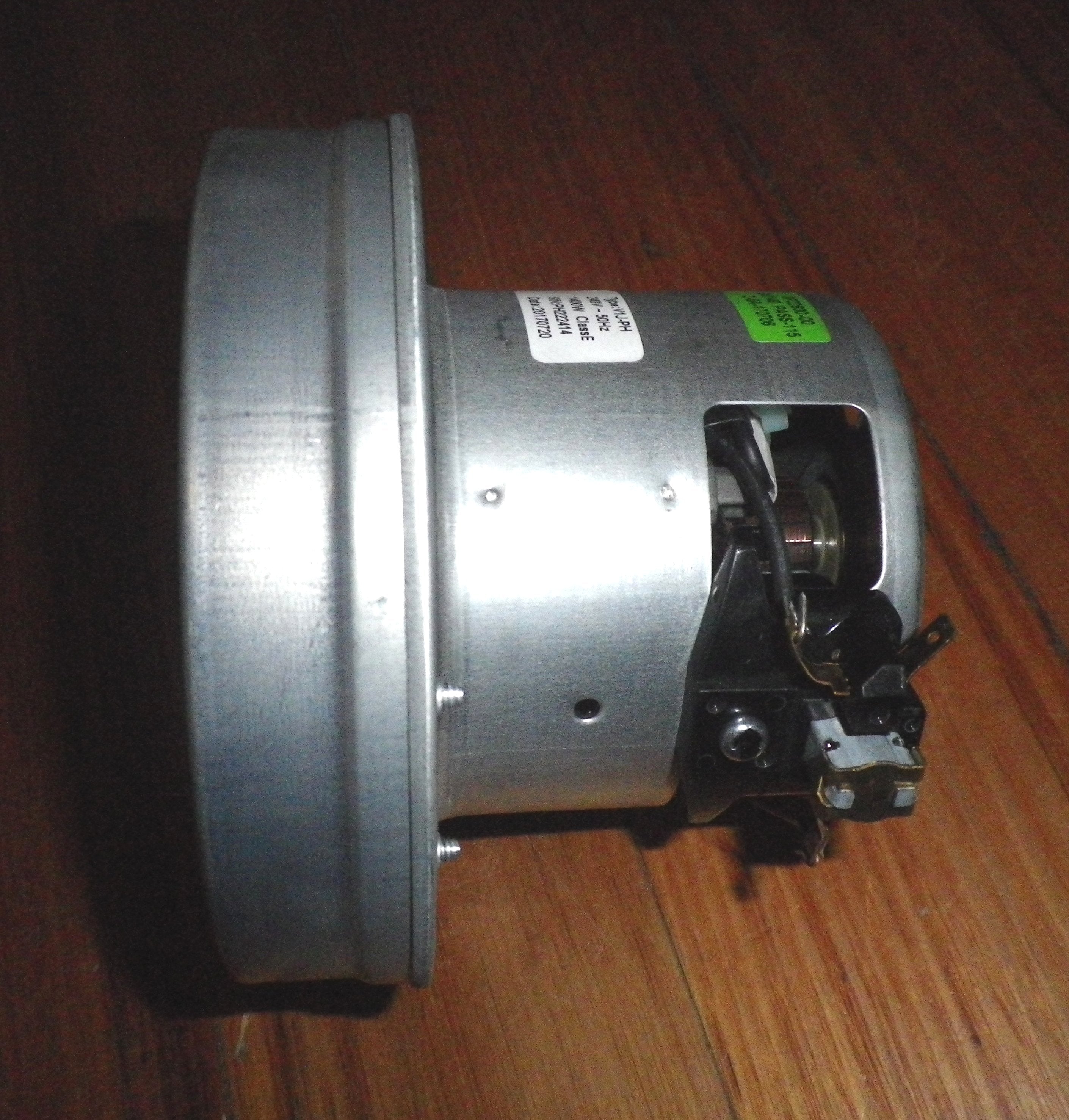 High - Performance 1400W Single - Stage Flow - Through Vacuum Motor Suitable for VBP1400 Backpack, Nilfisk GD910, GD911, Saltix 3 and More - Part # VBP1400 - 12