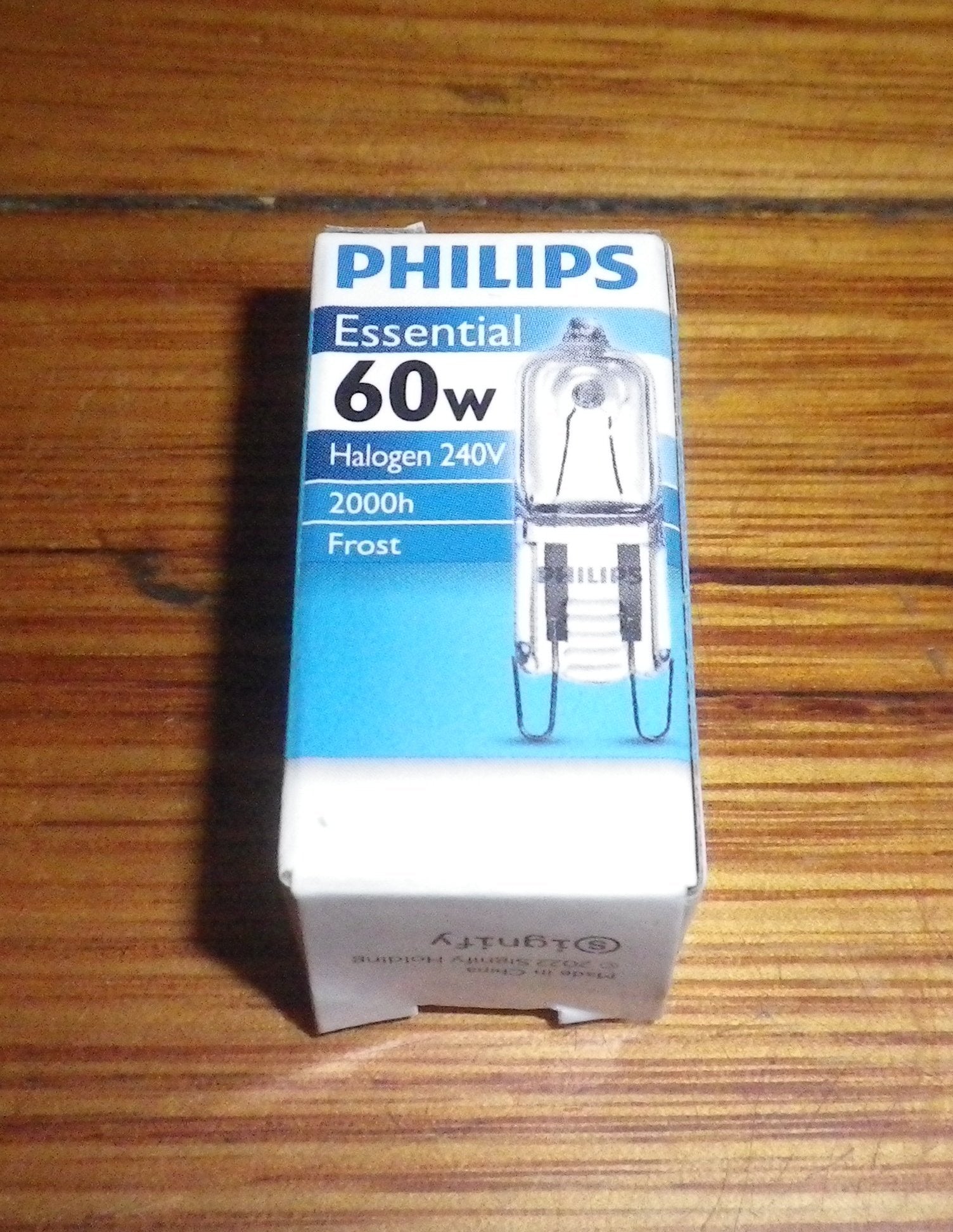 Philips 60W 240V Frosted Halogen Wedge Globe with G9 Base - Part # 250949