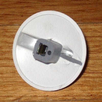 Simpson Nova White Electric Stove Control Knob - Genuine Replacement Part # 0019007682