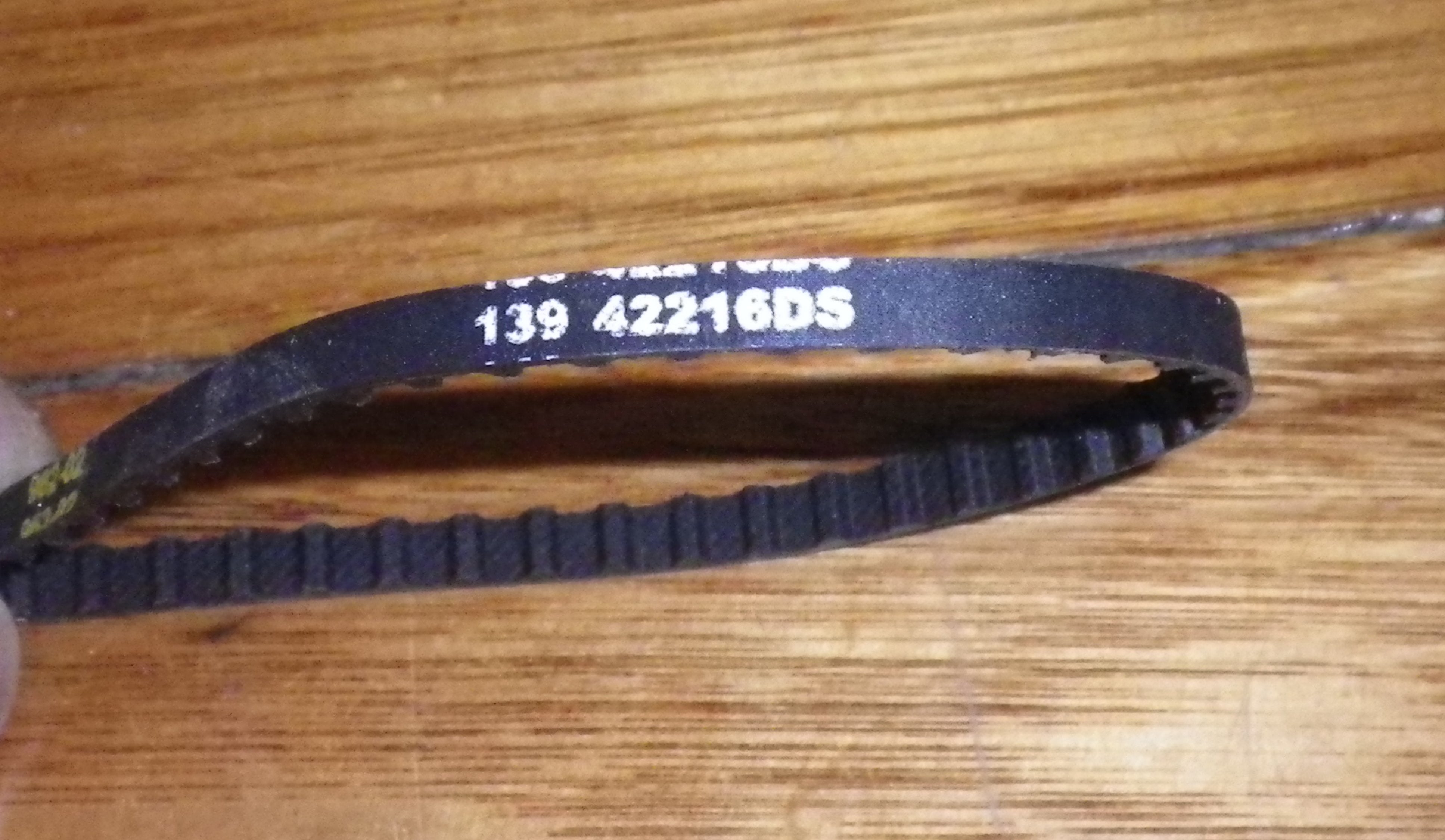 Wessel-Werk TK270 Turbohead 73mm Diameter Toothed Drive Belt - Part # BELTW