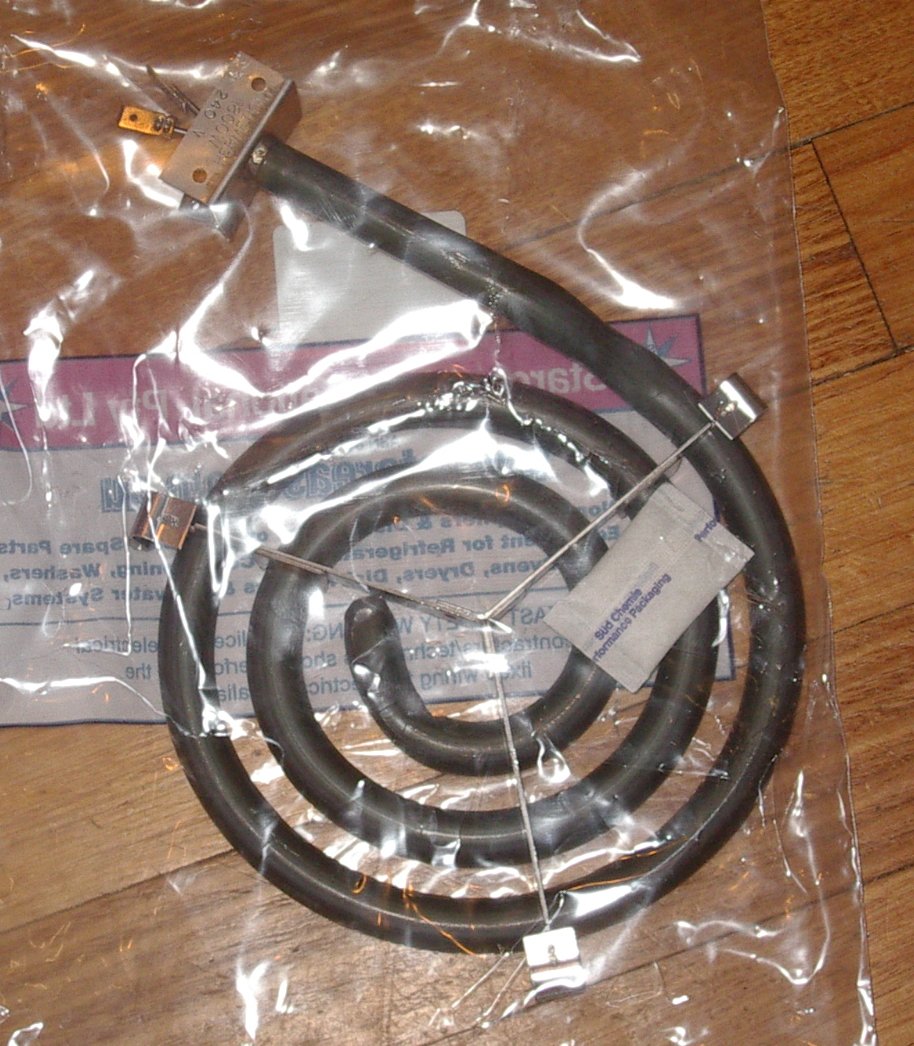 Westinghouse 180mm Wire-in Single-Tube Electric Hotplate - Model 9728SE for Stoves