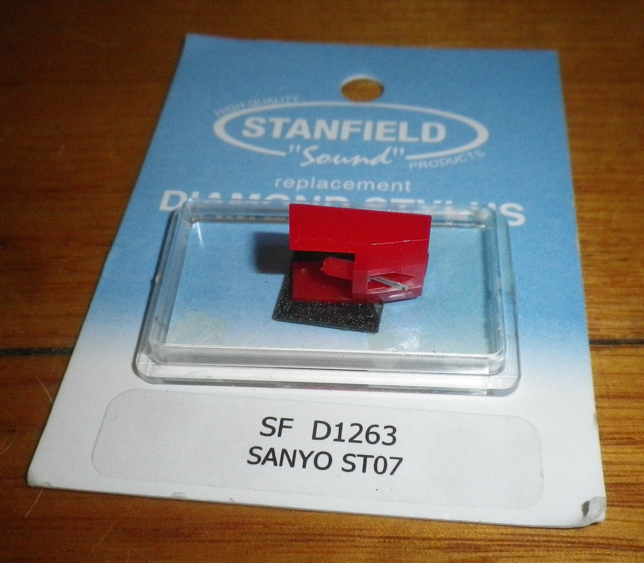Compatible Conical Diamond Turntable Stylus for Sanyo ST07 - Part # D1263SR