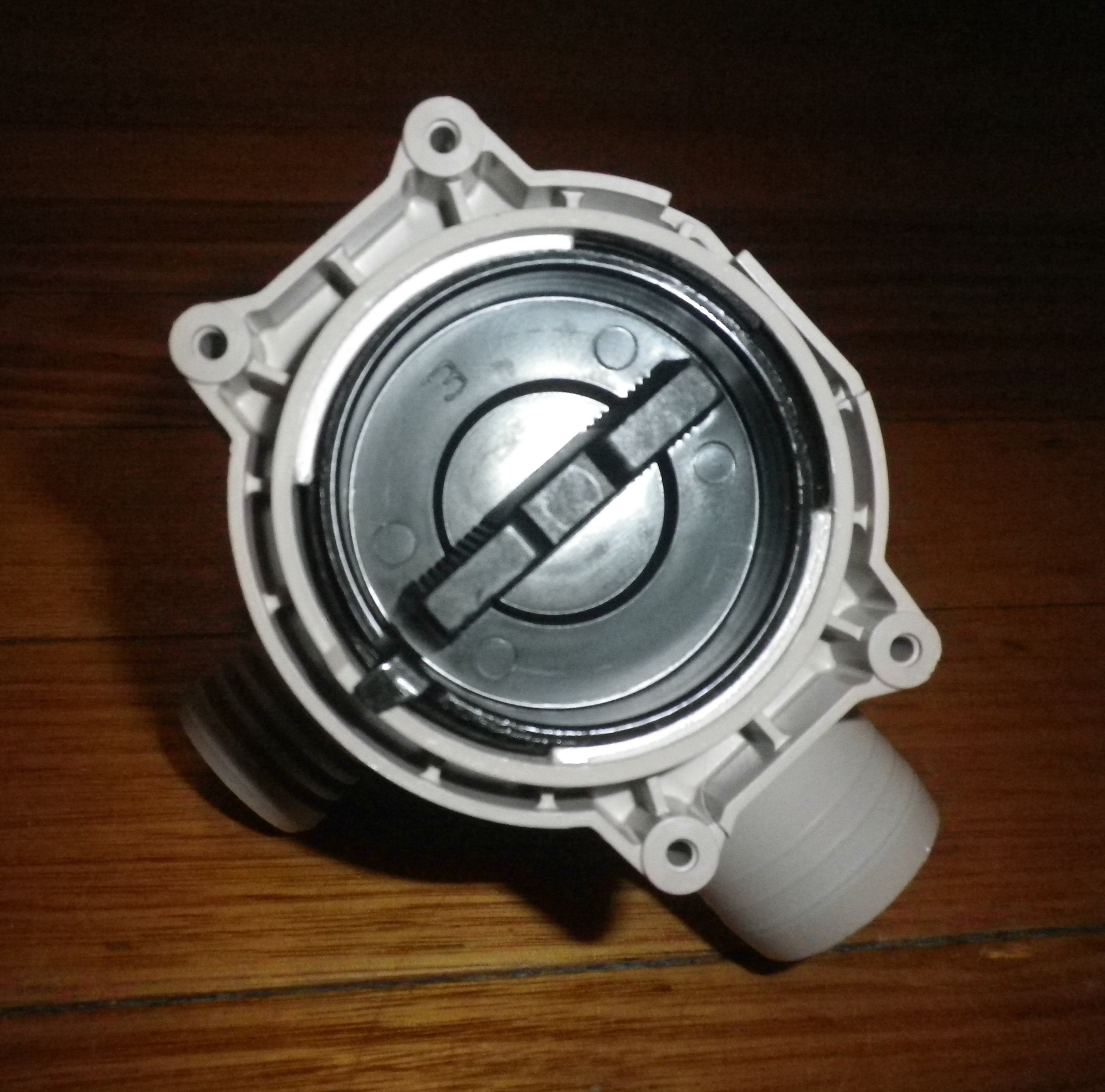 Haier Complete Front Loader Washing Machine Electric Pump Assembly - Model WH7560J1, Part # H0022150033660401G