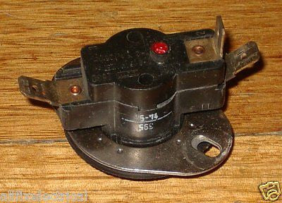 Pre - owned 6AWG384 Whirlpool Front - Loader 80°C Thermostat - Part # 481927128776