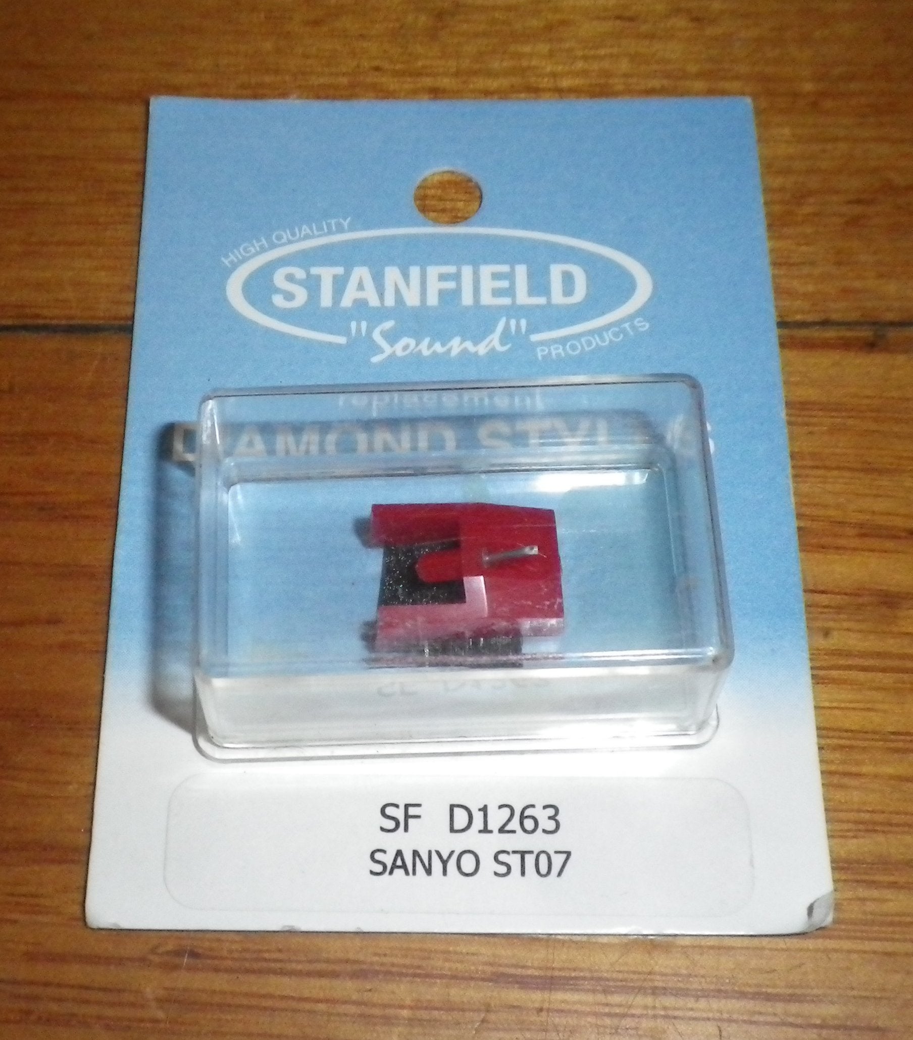 Compatible Conical Diamond Turntable Stylus for Sanyo ST07 - Part # D1263SR