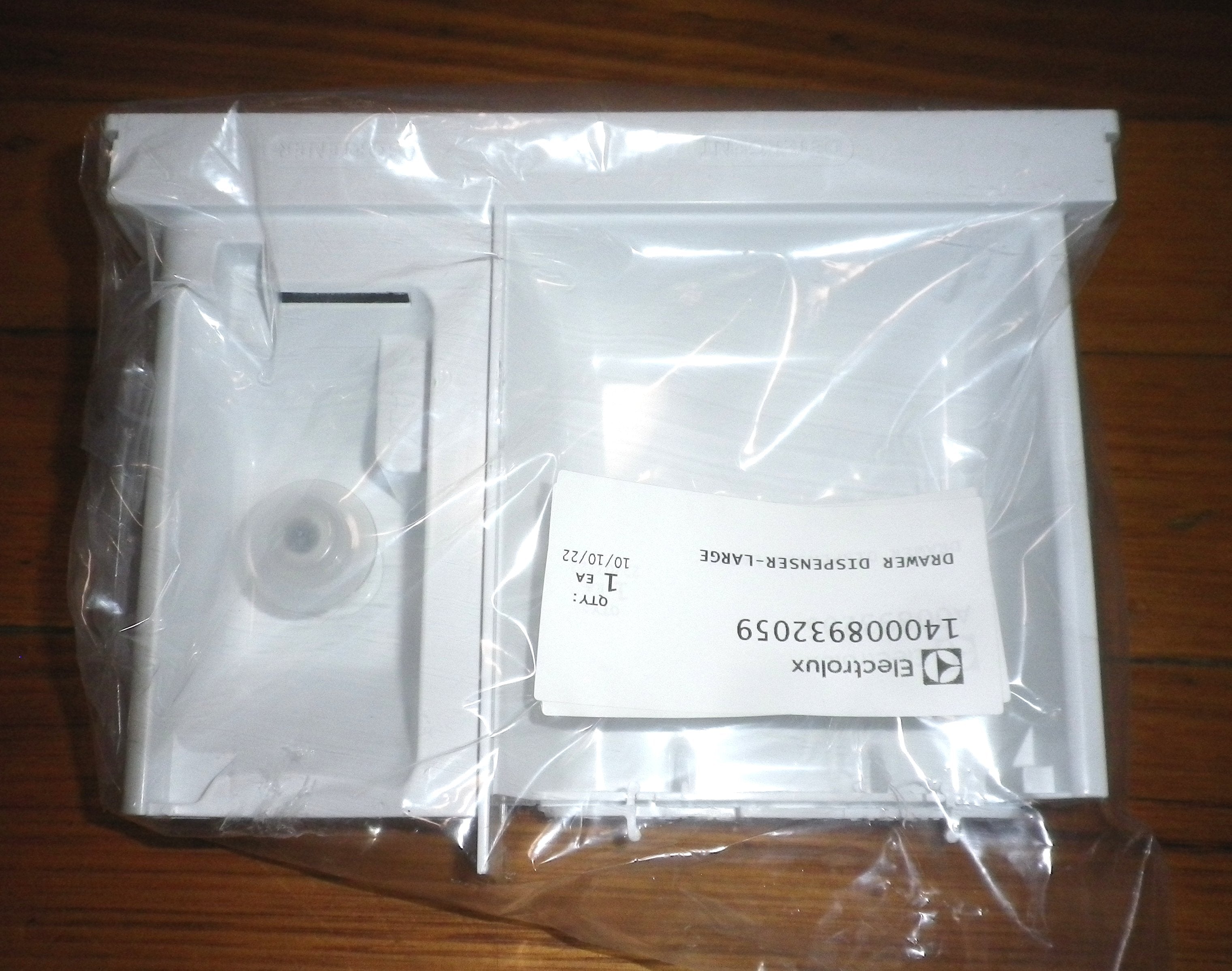 Genuine Simpson SWT1043 and SWT8043 Washing Machine Top Loader Detergent Dispenser Tray - Replacement Part # 140008932059