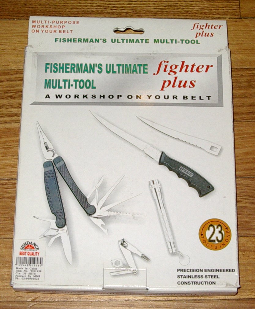Convenient and Compact 23-in-1 Fisherman's Belt Tool Set - Model WS1958