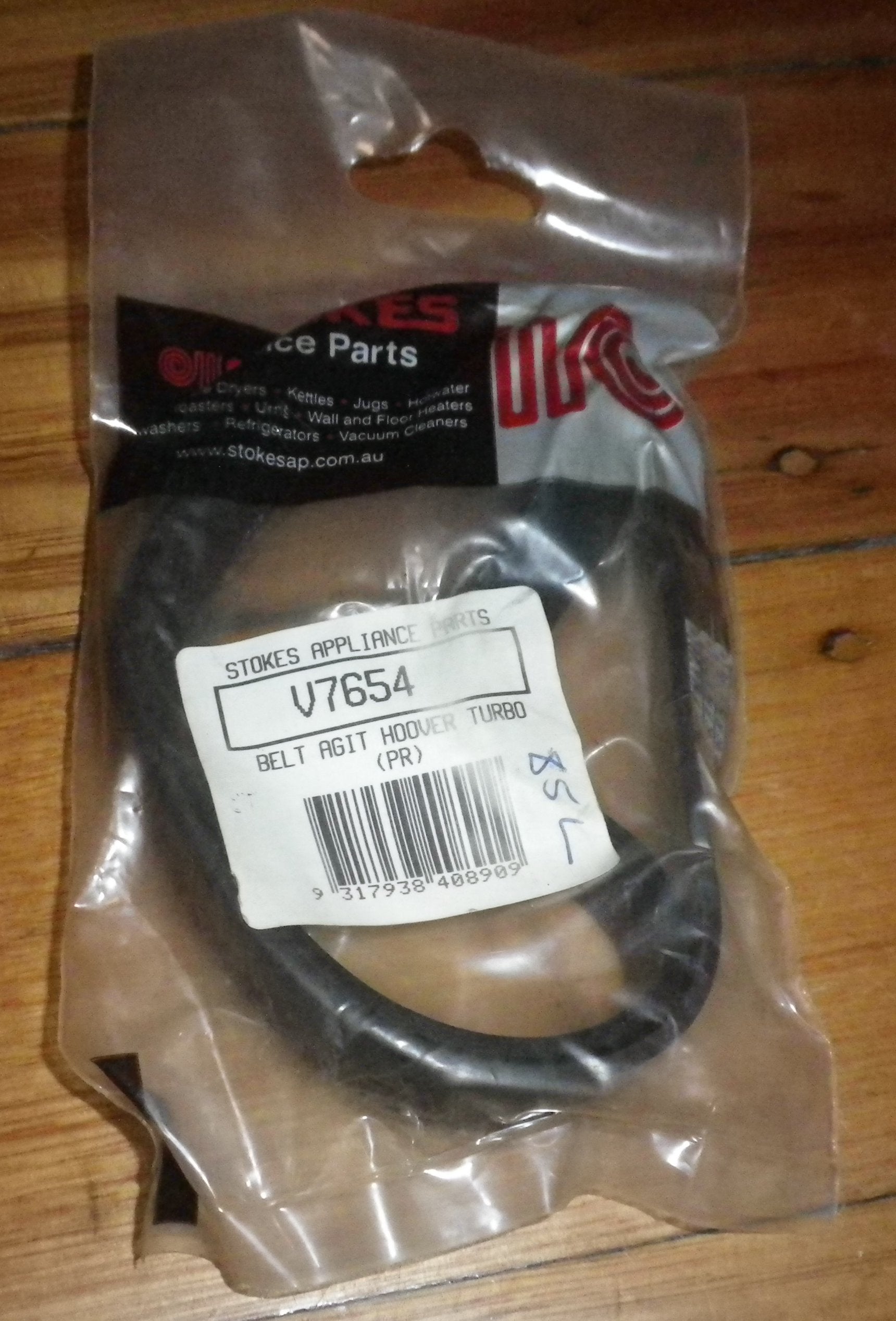Hoover TurboLark TurboPower Agitator Belt RDB16 (Pack of 2) - Replacement Part # V7654 for Vacuum Cleaners